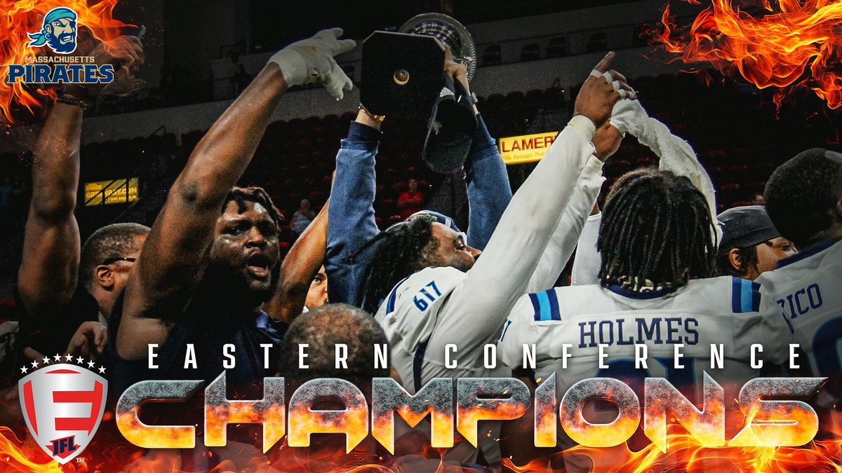 The Massachusetts Pirates are your Eastern Conference Champions 🏴‍☠️🔥

#TheIndoorWar #FiredUpIFL #2024IFLPlayoffs