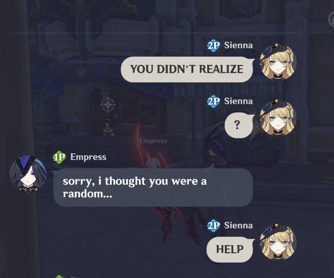 joined my partner’s world without saying anything just now and i feel like the clrv pfps really add a lot here