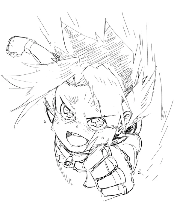 今日の落書き2 暁宇宙 