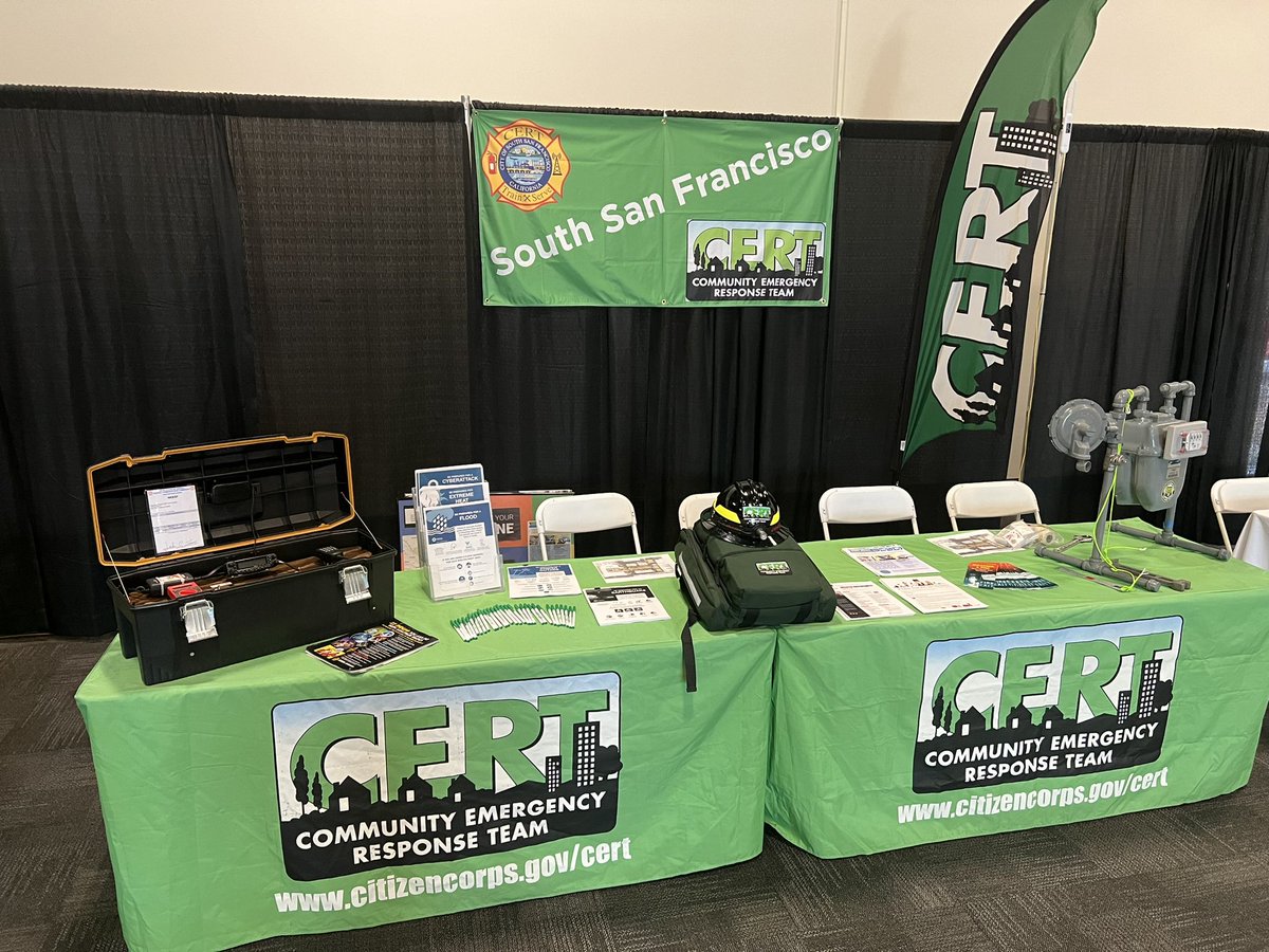 SSF Fire Department (@ssffire) on Twitter photo We are all set up and Ready to Go <a href="/SSFCERT/">SSF CERT</a> #DisasterPreparednessDay See you Tomorrow! Fun for the whole Family! <a href="/SSFFire/">SSF Fire Department</a> <a href="/sanmateoco/">County of San Mateo</a> <a href="/Cal_OES/">California Governor's Office of Emergency Services</a> <a href="/NationalCERT1/">National CERT Association</a> <a href="/smdailyjournal/">San Mateo Daily Journal</a> <a href="/PGE4Me/">Pacific Gas & Electric</a> <a href="/CALFIRECZU/">CAL FIRE CZU</a> We are all set up and Ready to Go <a href="/SSFCERT/">SSF CERT</a> #DisasterPreparednessDay See you Tomorrow! Fun for the whole Family! <a href="/SSFFire/">SSF Fire Department</a> <a href="/sanmateoco/">County of San Mateo</a> <a href="/Cal_OES/">California Governor's Office of Emergency Services</a> <a href="/NationalCERT1/">National CERT Association</a> <a href="/smdailyjournal/">San Mateo Daily Journal</a> <a href="/PGE4Me/">Pacific Gas & Electric</a> <a href="/CALFIRECZU/">CAL FIRE CZU</a>