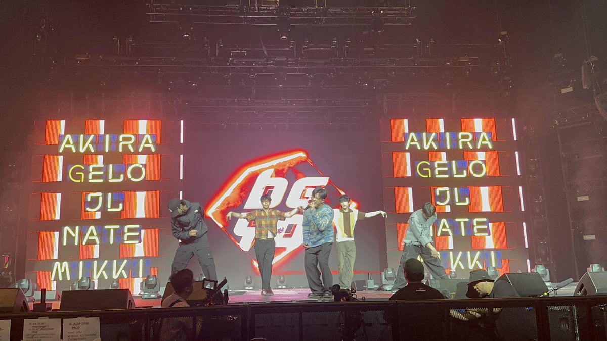 mjfelipe's tweet photo. LOOK: BGYO boys Akira, Gelo, JL, Nate and Mikki rehearsing their surprise performance for ASAP Natin To in California. https://t.co/6Z4DuCSCoi