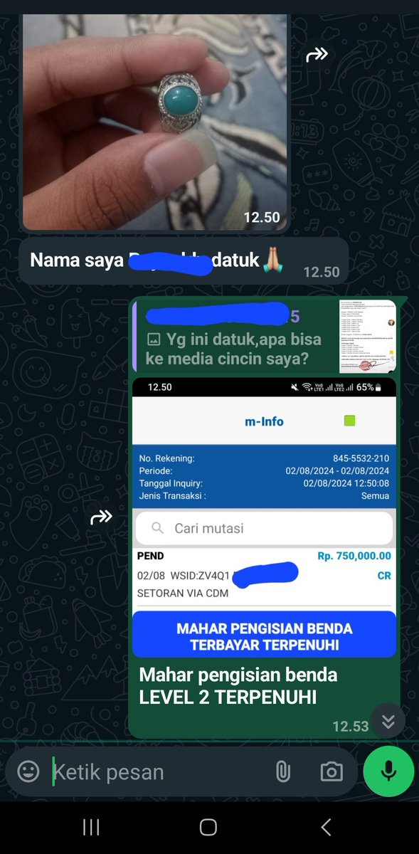 DatukMaharaja's tweet photo. Semuaa karena Panggilan Dari Leluhur-NYA...

(Mahar Pengisian Benda TERBAYAR DAN TERPENUHI)

#Pengisian #Leluhur #cincin #bacan #batuakik #spiritual #supranatural #jagadiri https://t.co/V9QIm4c5Si