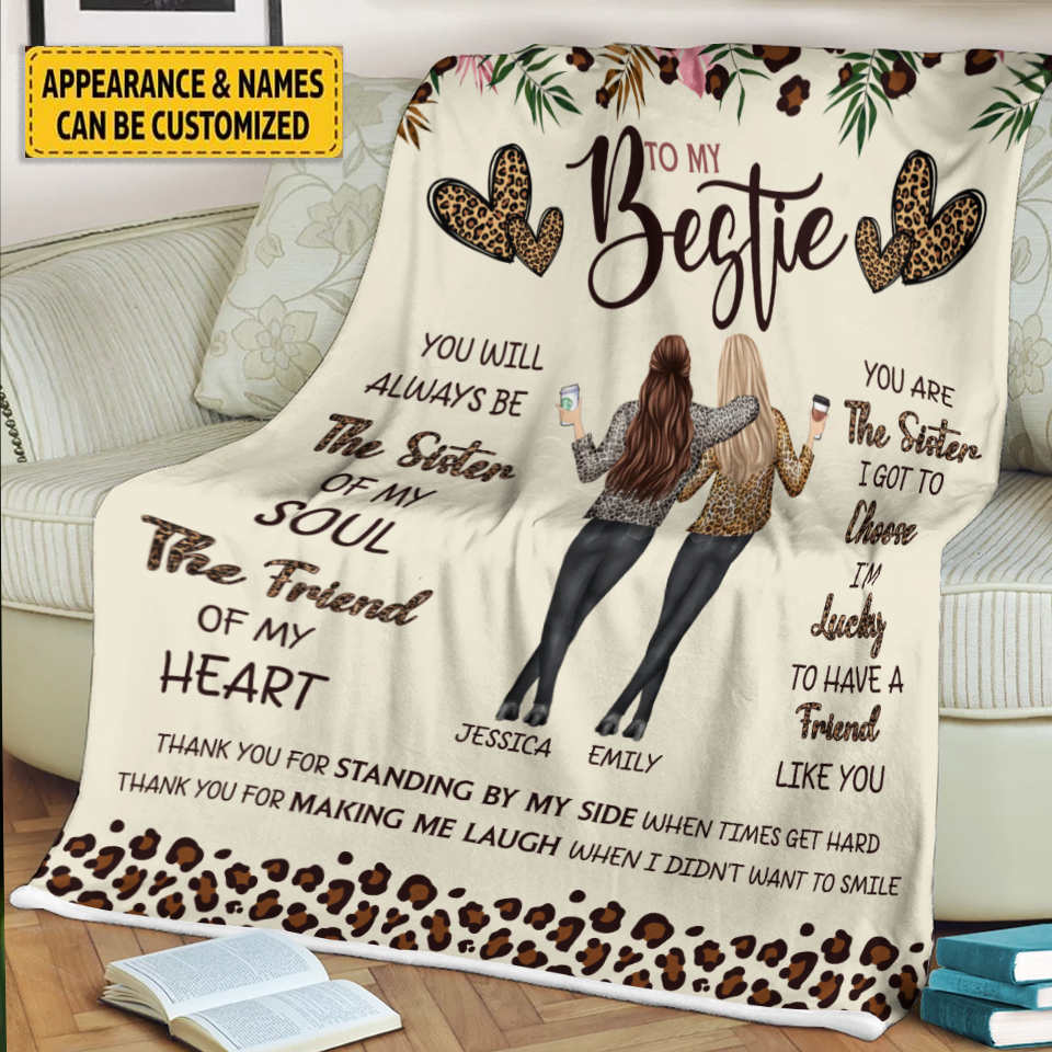 Wrap your bestie in love with the 'Sister Of Soul, Friend Of Heart' custom blanket! ❤️ The perfect gift to show how much you care. #BestieGoals #GiftIdeas #CustomBlanket
Order here: duconspace.com/FBL-001