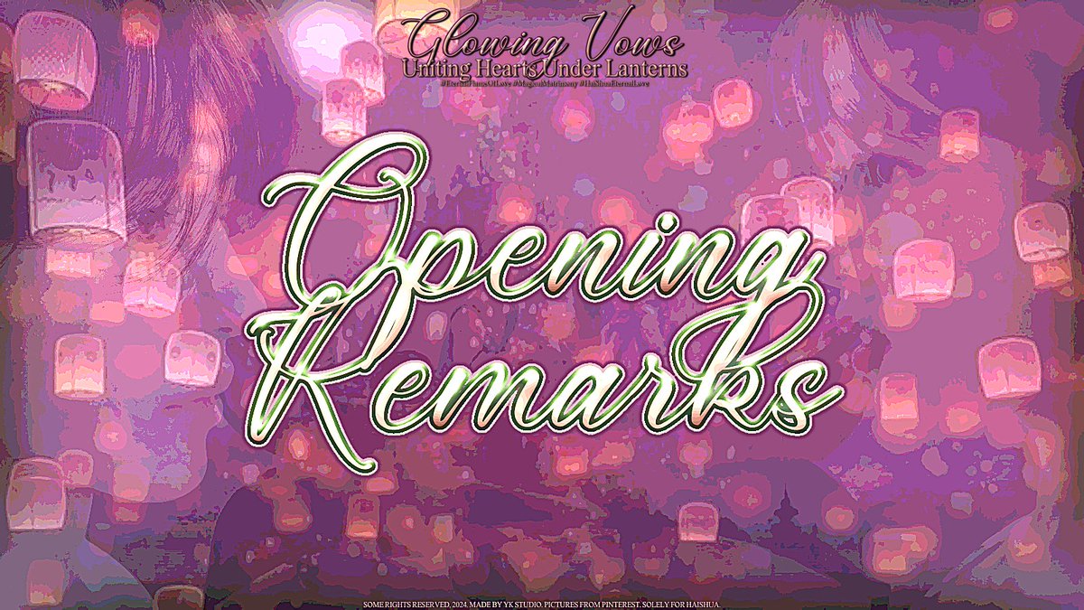 Glowing Vows: Uniting Hearts under Lanterns tweet media