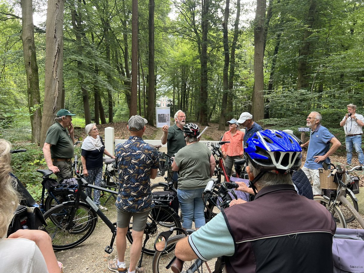 Excursie met de collega boswachters Jan en Kleis. Op de fiets het landgoed Staverden van <a href="/glk/">GLK&</a> verkennen en beleven. #beleefstaverden op de fiets!