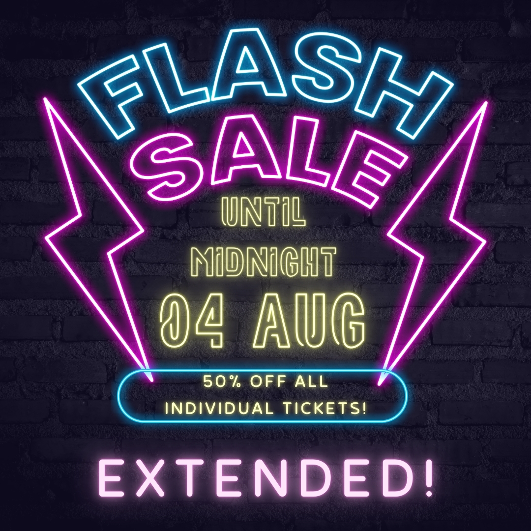 We've extended our #FlashSale until the end of the weekend! That means you can get 50% off all of our Wirral Theatre #Festival tickets until midnight on Sun, 4th Aug!

Children's tickets now £4.25
Adults are £6

TICKETS ARE AVAILABLE HERE - n9.cl/zsbxe

#festival