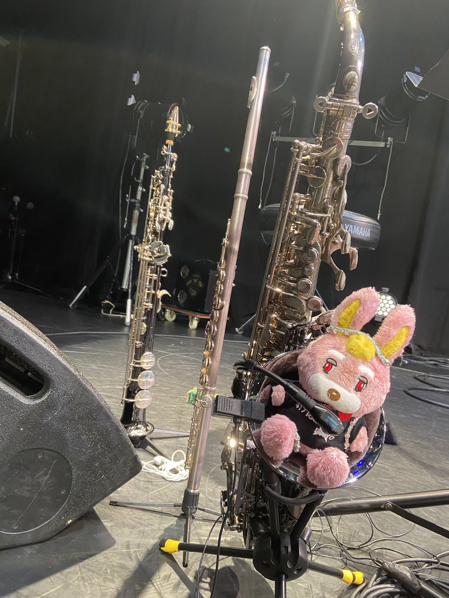 Yoshiki_Sonoda's tweet photo. 終わりました🐰
前回の6倍くらい疲れました💦
でも🎷は結構自由にピロピロしてればいいし、沢山歌ってとても楽しい夏休みでした🌻

#椎名慶治
#covers2 https://t.co/e1bIZ76kej