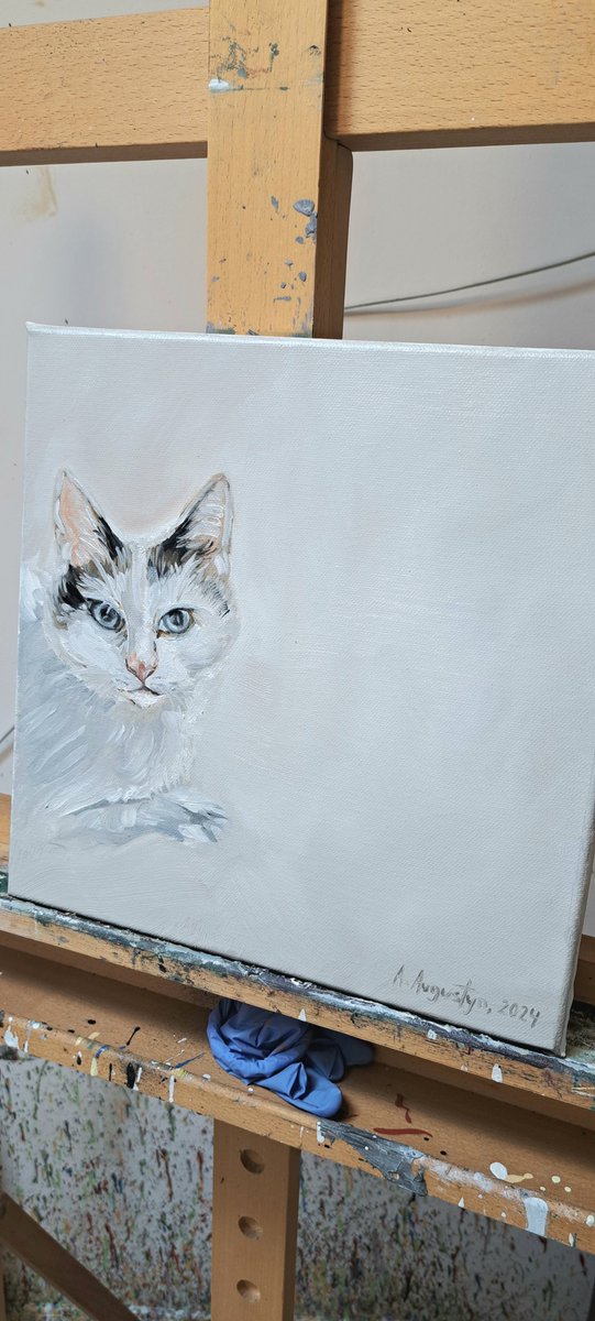#newpainting #catpainting #catart #catoncanvas #animalart #catoilpainting #catpaintings #catportrait #animaloilpaintings #animalportraits