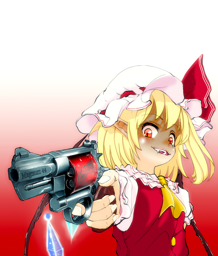 フランドール・スカーレット 「スカーレット姉妹ってなんだかんだ言って可愛いです。 #東方武装化」|なかむらのイラスト