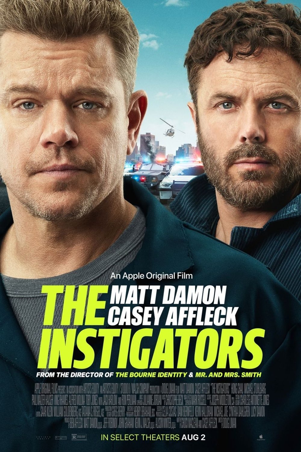The Instigators poster op Apple TV Plus 