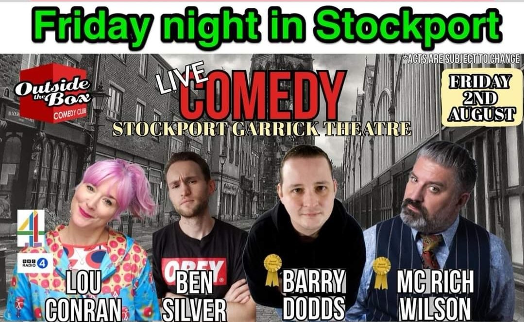 VickyHog's tweet image. First visit to @OTBStockport with @lozjam not the last. A great venue and what a line up Brilliant start from @Barry_Dodds middle laughs from #BenSilver Headliner was the magnificent @LouConran and MC @IamRichWilson held it all together in style