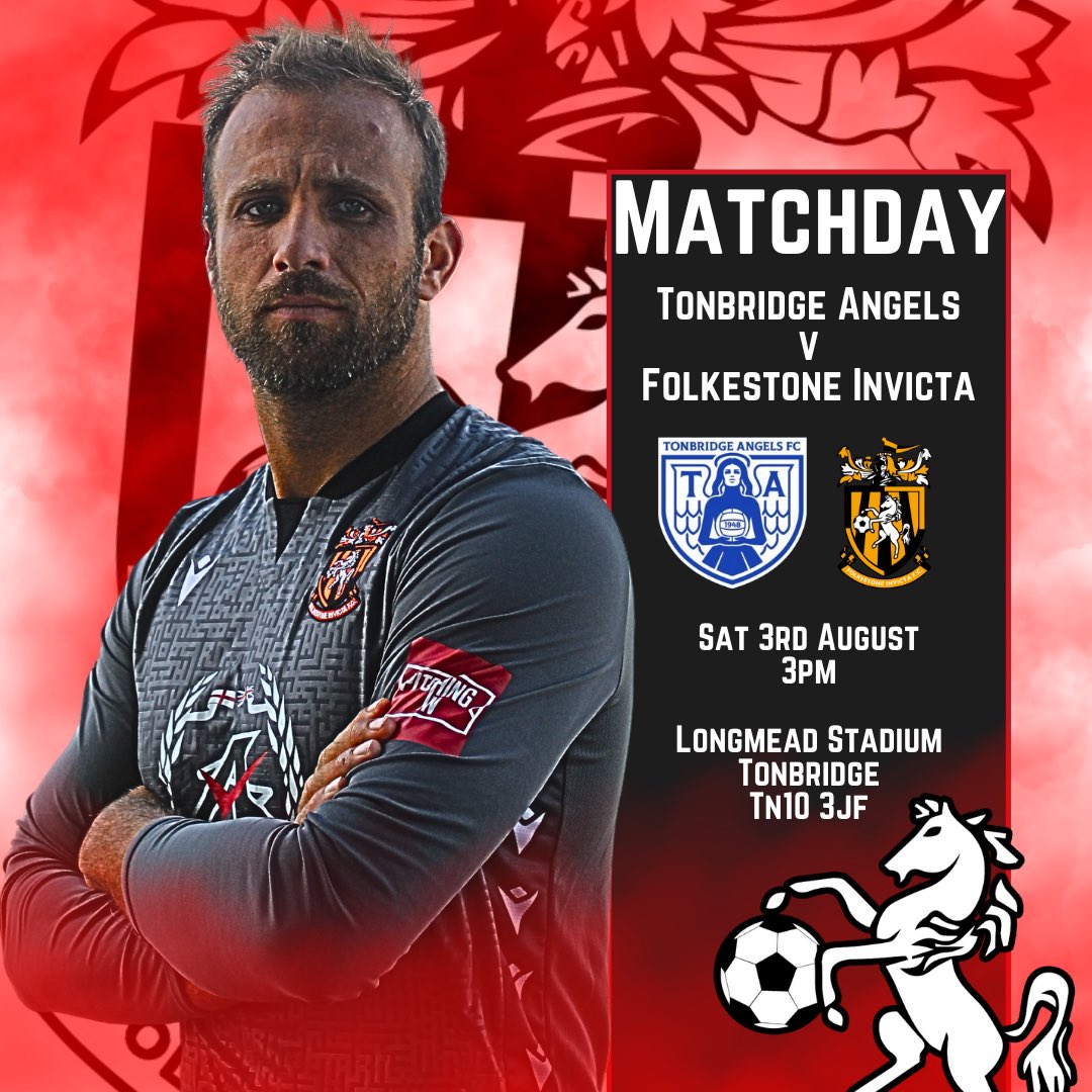 FIFC's tweet image. ⚽️ 𝗠𝗔𝗧𝗖𝗛𝗗𝗔𝗬

We head to @tonbridgeangels this afternoon for our final pre-season friendly 

#fifc | 🔴⚪️