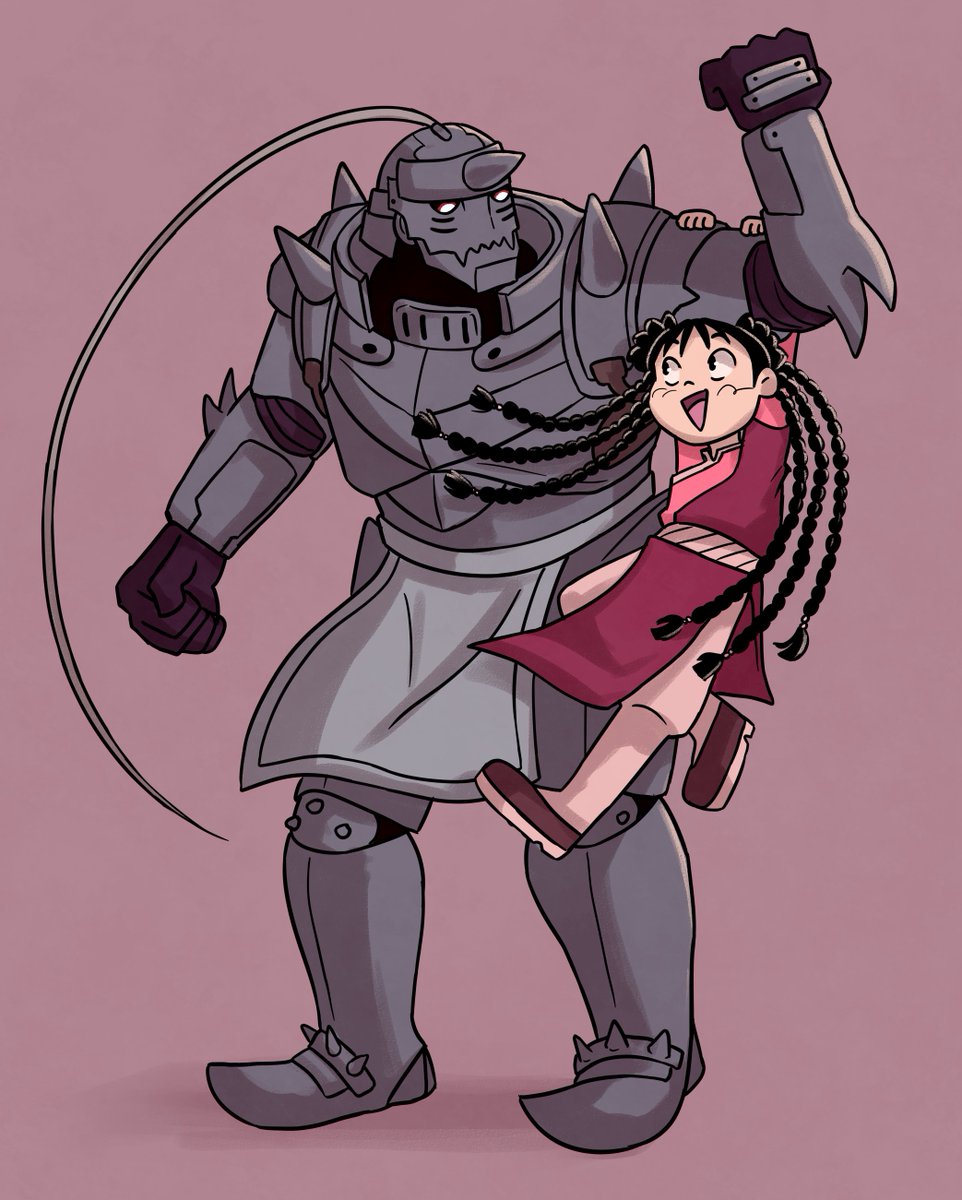 erachiiii's tweet image. Alphonse and Mei! #fma #FullmetalAlchemist