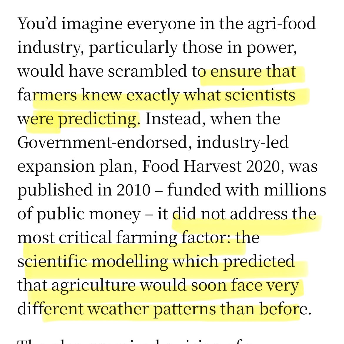 Spot-on by <a href="/ellamcsweeney/">Ella McSweeney</a> in today’s <a href="/IrishTimes/">The Irish Times</a>.  The scientists were right, but nobody listened re. the #climate risks as break-neck dairy expansion was being planned. 

irishtimes.com/environment/20…