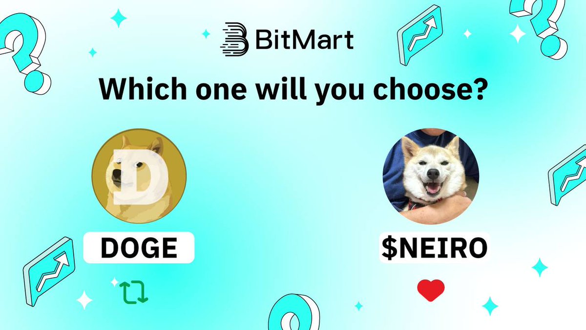 BitMartExchange's tweet photo. DOGE vs $NEIRO 🔥

GO ⬇️ https://t.co/JcWuvTdzxY