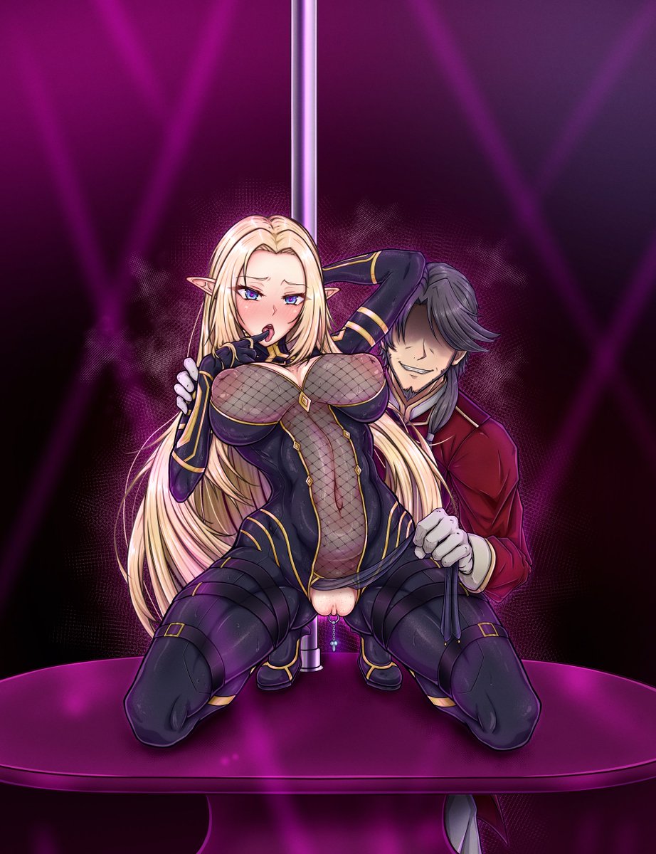 Pablotron7's tweet photo. Commission finished! 
Thank you very much for requesting it! ＼(*⌒0⌒)♪

This time, its Alpha form The Eminence In Shadow!
Elf girls are super nice, right? (*´∀`)~♥ https://t.co/HKehAVsZPK