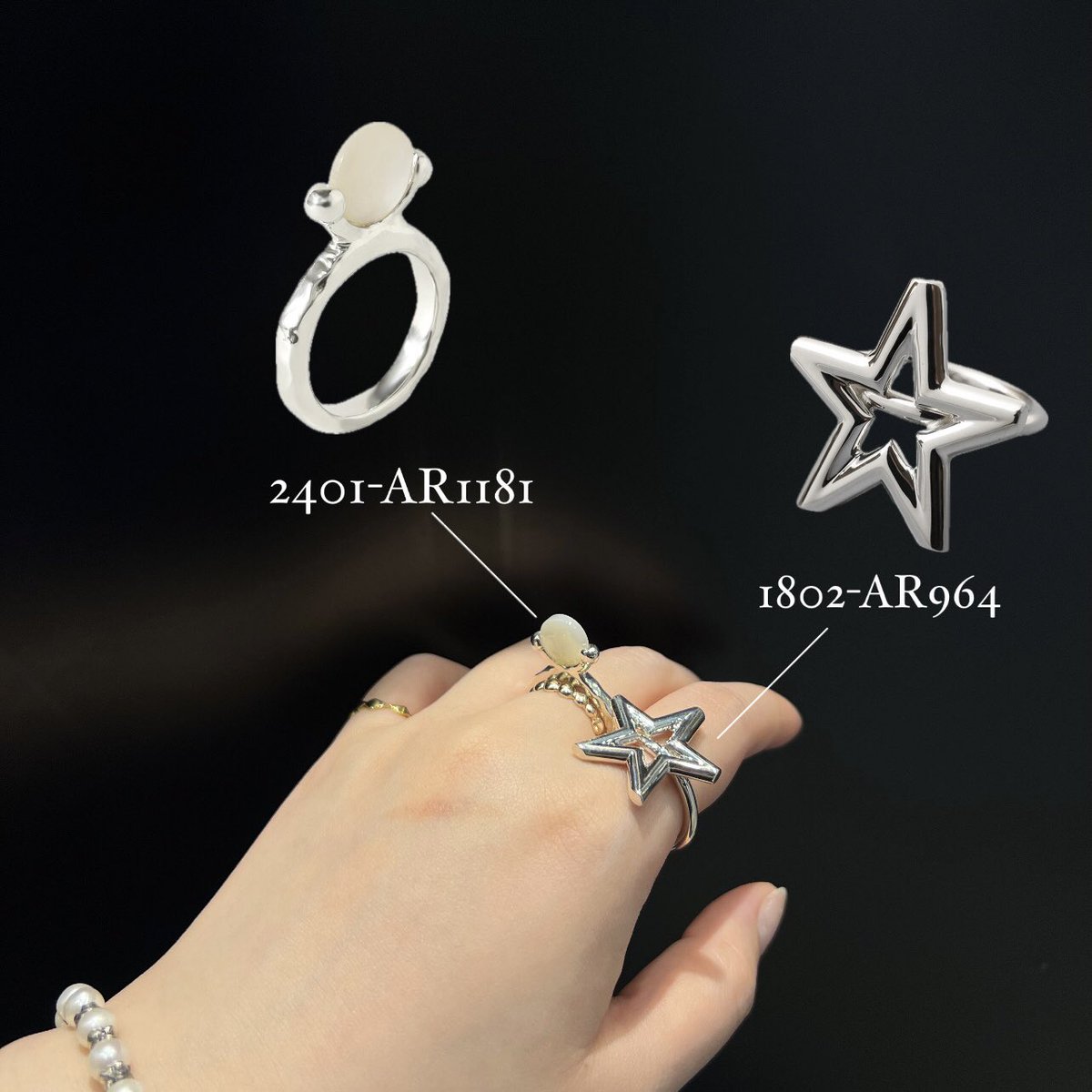 emshop_official's tweet photo. ♢丸の内店♢
白蝶貝のリングと合わせた
リングやブレスレットが
夏のファッションをワンランク上に
魅せてくれるコーディネートです
#em #emgrp
#イーエム
#シルバーリング
#シルバーネックレス
#丸の内店 #丸の内
#東京駅 #新丸ビル https://t.co/7eCvLcjtcq