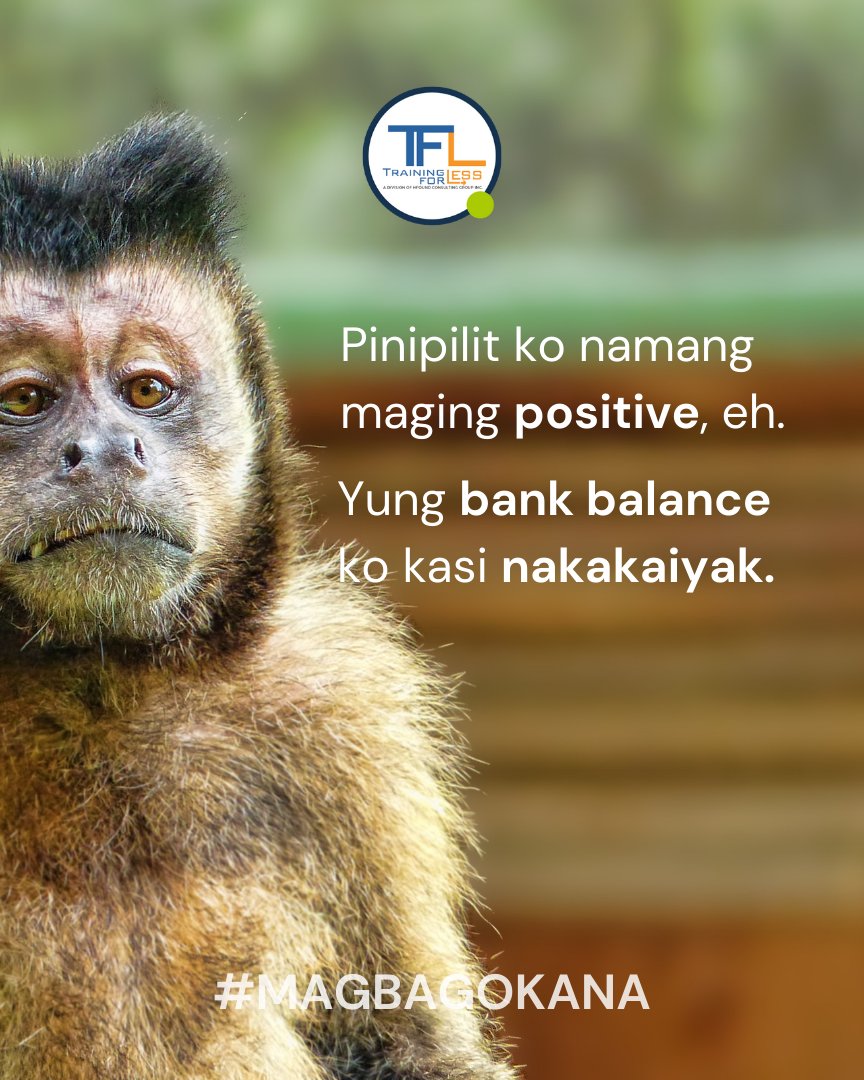 tfl_ph's tweet image. Ito, kahit anong posisyon or salary grade pa, pag di ka maayos magdala ng pera- durog ang puso mo talaga.
This time, doon lang tayo sa totoo: Ikaw may kagagawan nyan. Hindi si 'add to cart' ang dahilan. Ikaw yan, besh. ALL YOU!
 #TrainingforLess #TrainingPhilippines