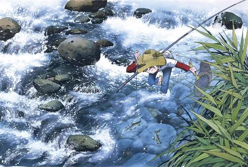 前にも言ったことあるけど、矢口高雄先生の絵はこの2枚の水の表現の違いが凄すぎてなあ。