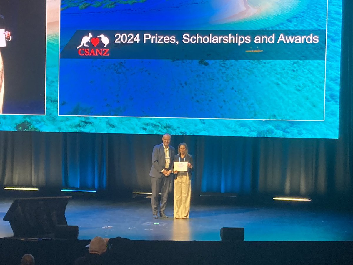 Adrian Elliott (@elliott_ad) on Twitter photo Amazing work <a href="/JenelleDziano/">Jenelle Dziano</a> winning allied health poster prize <a href="/thecsanz/">CSANZ</a> for her work on cardiopulmonary exercise testing in AF patients
<a href="/PrashSanders/">Prash Sanders</a> <a href="/melissaemm1/">Melissa Middeldorp</a> <a href="/UniofAdelaide/">Uni of Adelaide</a> <a href="/CVC_Adelaide/">CVC</a> Amazing work <a href="/JenelleDziano/">Jenelle Dziano</a> winning allied health poster prize <a href="/thecsanz/">CSANZ</a> for her work on cardiopulmonary exercise testing in AF patients
<a href="/PrashSanders/">Prash Sanders</a> <a href="/melissaemm1/">Melissa Middeldorp</a> <a href="/UniofAdelaide/">Uni of Adelaide</a> <a href="/CVC_Adelaide/">CVC</a>