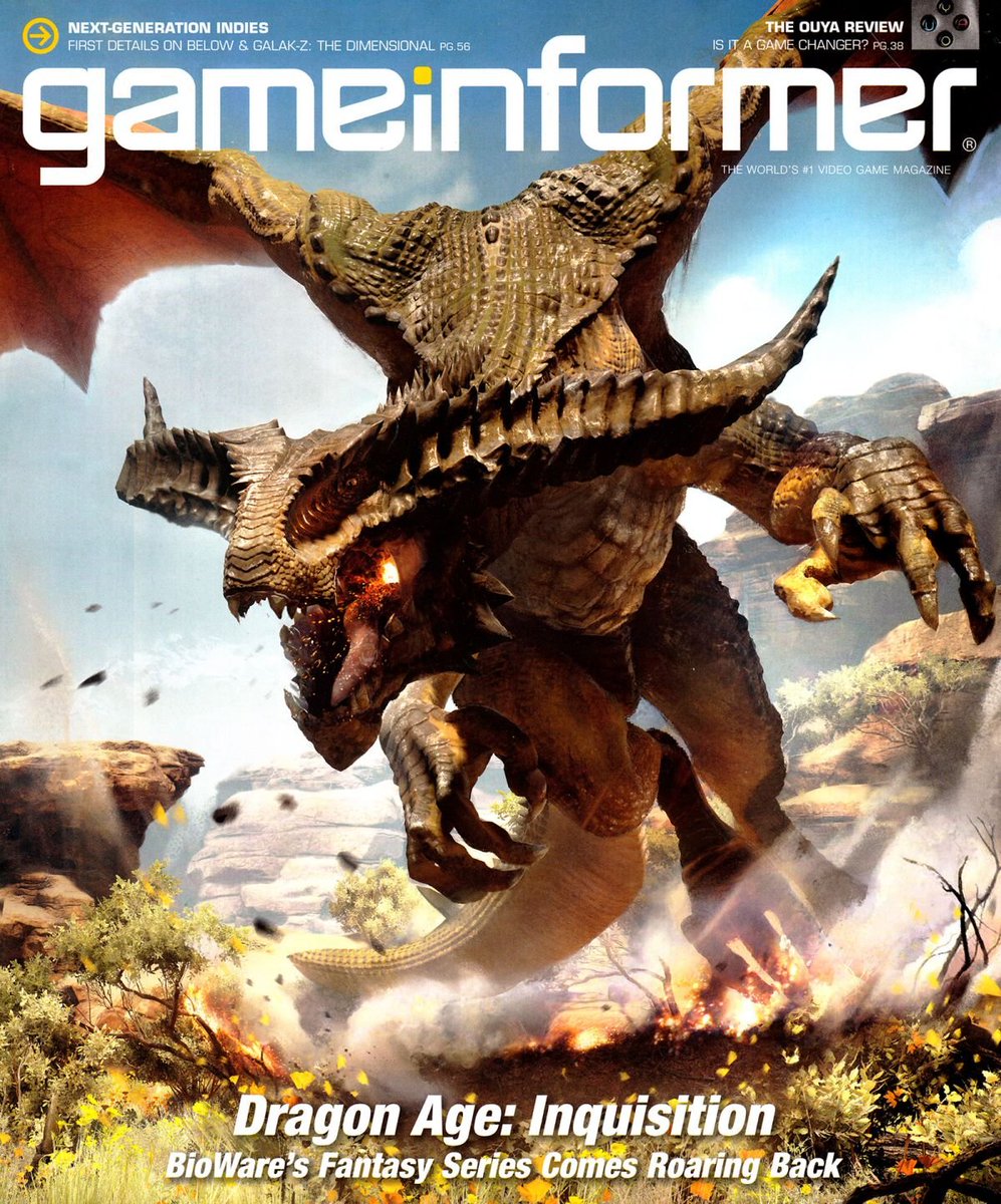 TonyPlayerOne's tweet photo. With Dragon Age: The Veilguard being the final (published) Game Informer cover, here are all of the #DragonAge magazine cover art they have ever put out. https://t.co/tagB3E9Wxq