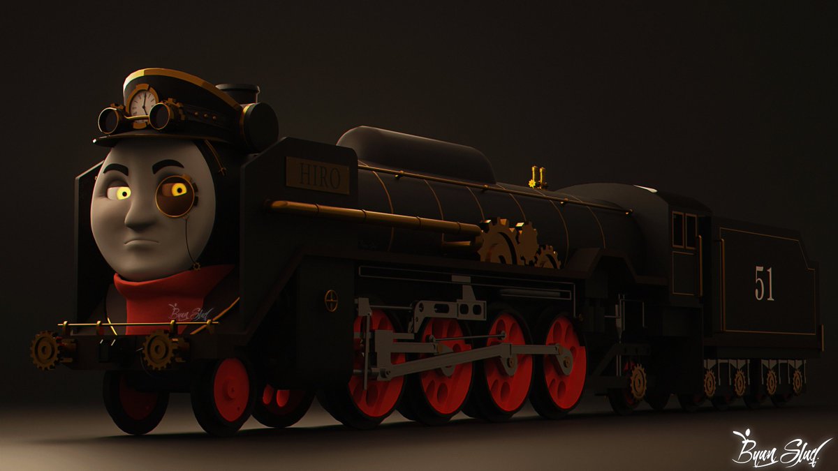 ByunSlug_TF2's tweet photo. ⚙️🕔 Clockwork Alpha 🕐🗝️

Finally Finished the model detail and texture. So here's front and back view of Clockwork Hiro for my AU. Took me a long time, but I hope to make some animations sooner.   
#TTTE #TTTE_Hiro #ThomasandFriends   

[🚫Do NOT Steal/Use/Reupload🚫] https://t.co/YBzgqTiD3r