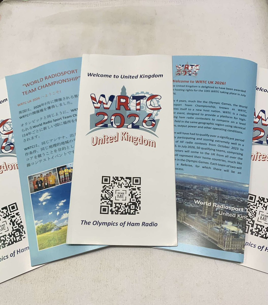 SomChamp's tweet image. WRTC2026 will have a booth at Tokyo Ham Fair, on 24-25 August 2024, to promote the Olympics of radiosport and to raise funds for the UK organiser.  So please come show us your support at Booth A11. 
wrtc2026.org 
#WRTC2026 
#JARLHamFair2024