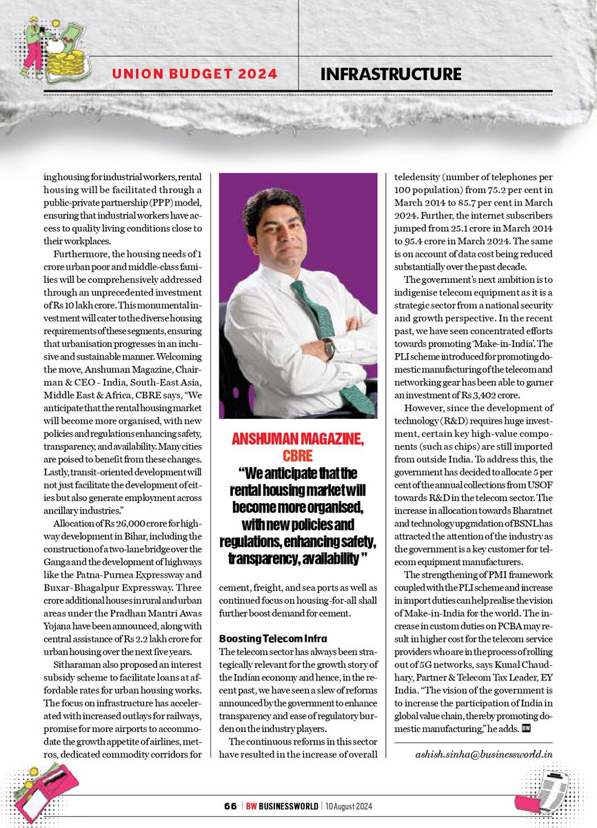 BWBusinessworld's tweet image. Infrastructure, manufacturing and housing—critical engines driving the nation's long-term economic development—have remained key focus areas in Union Budget 2024

Read More: businessworld.in/article/infra-…

#InfrastructureDevelopment #HousingSector #UnionBudget2024