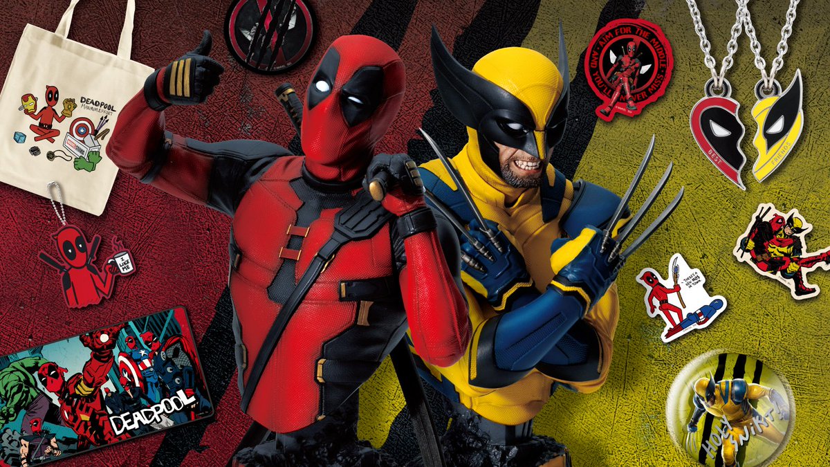 デッドプール&ウルヴァリン ハッピーくじ　２体セット デッドプールとウルヴァリンが参戦！Happyくじ / MARVEL 『デッド