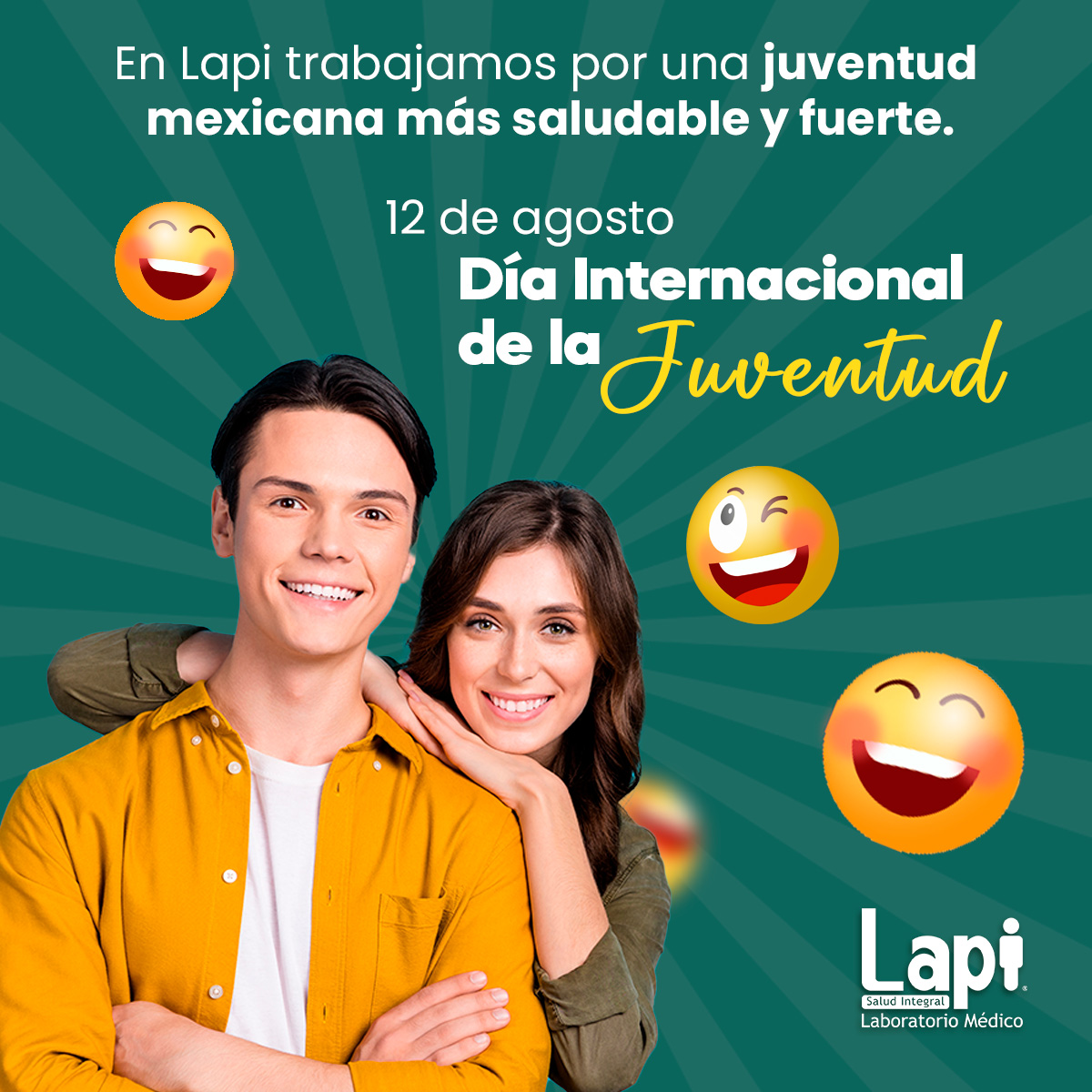 lapi_lab's tweet image. ¡La juventud es el corazón del cambio!
Con cada servicio buscamos su bienestar por un futuro mejor.

#Salud #LaboratoriosLapi #LapiMx #DíaInternacionalDeLaJuventud