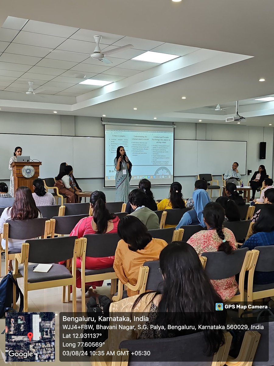 TheAsiaPLAT's tweet photo. Delving into #ForensicPsychology! Today’s session on perspectives in teaching forensic and criminal psychology is packed with insights and innovations by Prof. Ritu Sharma #CriminalPsychology #PsychologyEducation #AisaPLAT2024
 #PsychologyLearning #PsychologyTeaching https://t.co/MXcPBRYgoX