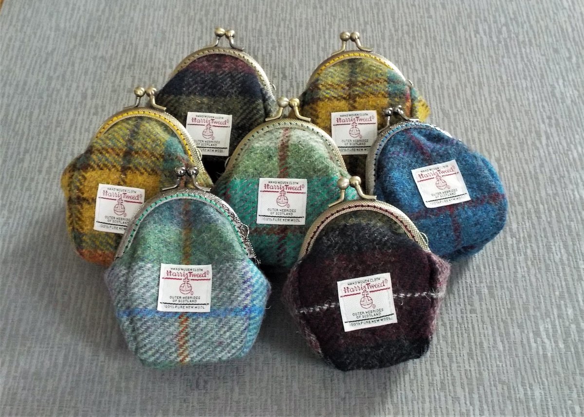 Here we go again! All set up ready in the Craft Tent at Garstang Show Lots of beautiful #handmade items, including my #HarrisTweed purses. #britishwool #campaignforwool #shoplocal @garstangshow