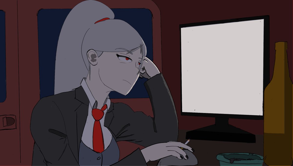 K2LNick's tweet photo. OC: Charlotte Cunningham, for a comic I planned. Not sure I'll write it.

Idk what I'm doing, dawg. https://t.co/DpcbglrPzS