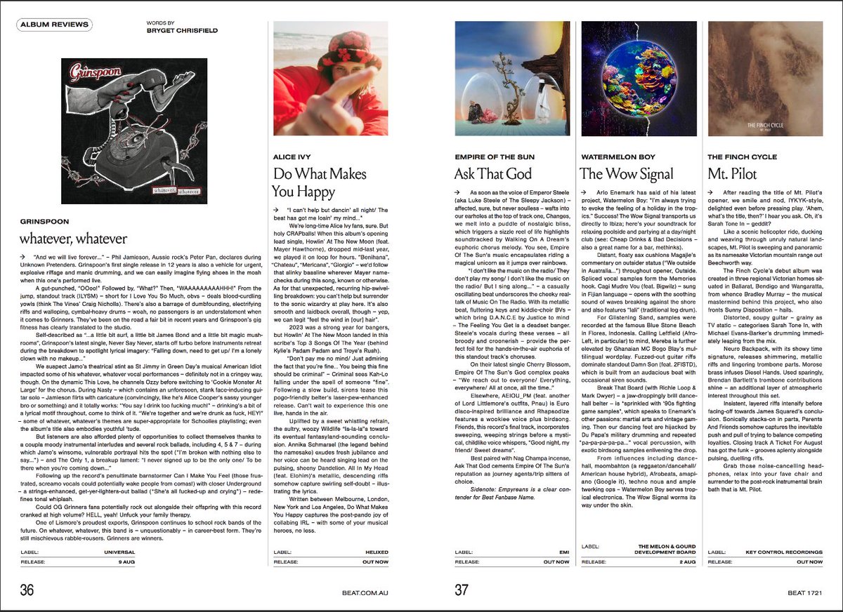 Thanks for the album review <a href="/BeatMagazine/">Beat Magazine</a> !