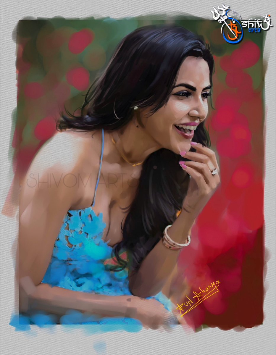 shivomarts's tweet image. Digital painting of The Queen @PriyaAnand 😘

#PriyaAnand #ShivomArts