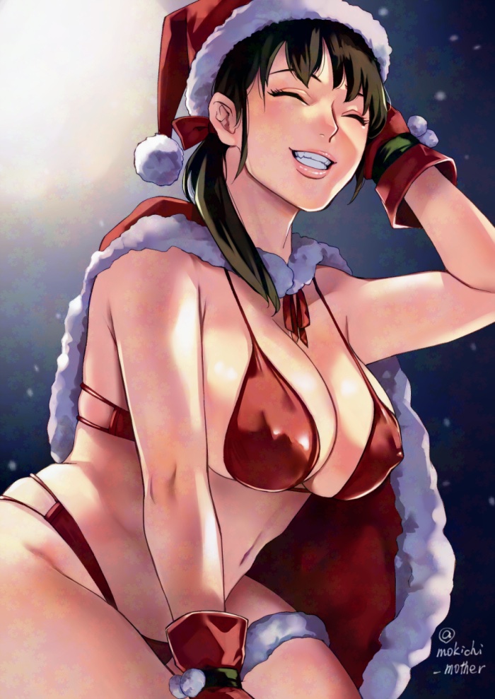 暑いから水着と雪のイラストを再掲。 