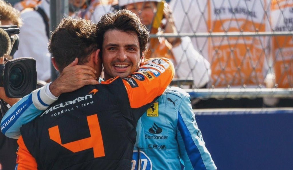 heart4VER's tweet image. do you ever be having a bad day but then think about how EVERYONE was so happy when Lando Norris got his first win in Miami ??!!