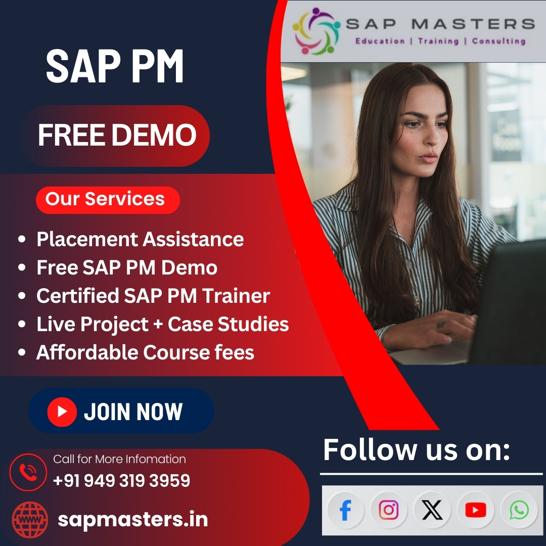 SAPMasters_in's tweet image. Join SAP PM Free Demo at SAP Masters
For WhatsApp wa.me/919493193959 Or Call 📞+91 9493193959
#SAPPM #SAP #PM #SAPMasters #SAPTraining #SAPTrainingBangalore #Placements #nammabangaluru #itbengaluru #sapbangalore #sapbangalorejobs #JobSeekers #itjobs #Career #Students #it #AI
