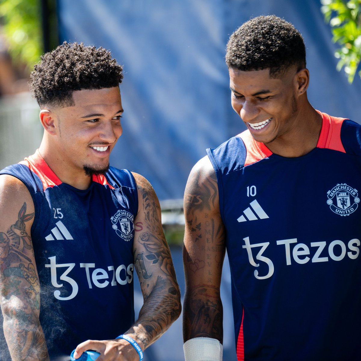 ManUtd's tweet image. JS x MR 🥰
#MUFC || #MUTOUR24