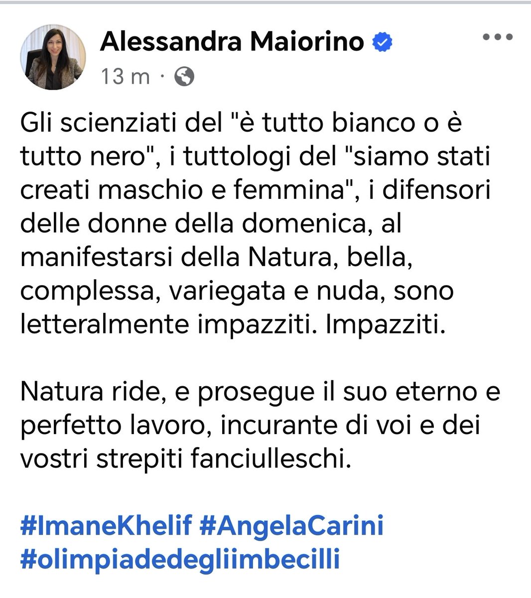 Sarebbe divertente, se non fosse tragico.
#OlimpiadiParigi2024