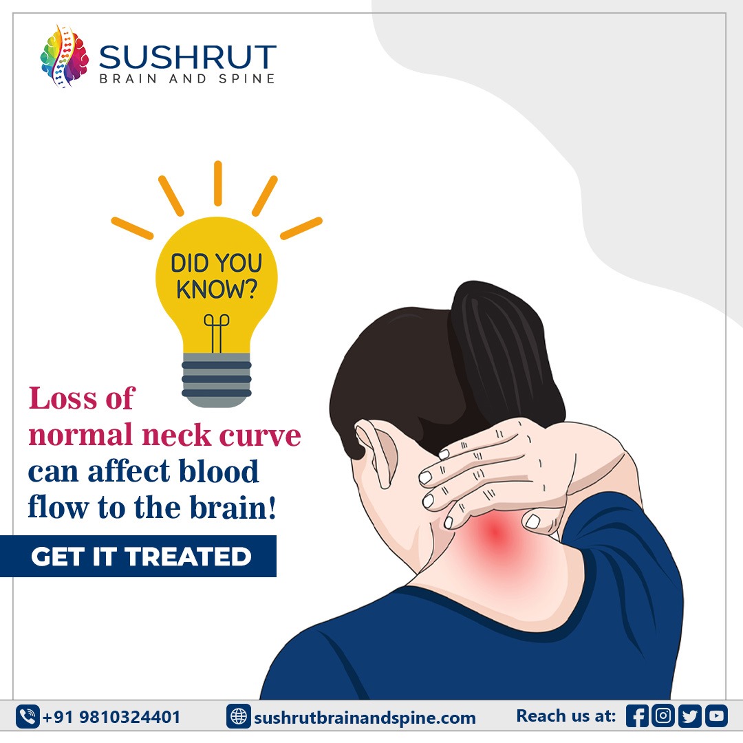 sushrutcom's tweet image. Did You Know?
Losing the natural curve in your neck can impact blood flow to your brain, potentially leading to headaches and discomfort. Don’t let neck issues affect your well-being. Get it treated today and restore balance to your health.

#NeckHealth #BrainFlow #sushrut