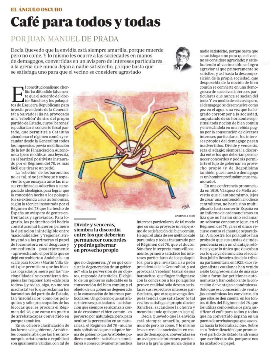 Hay que leer a De Prada.