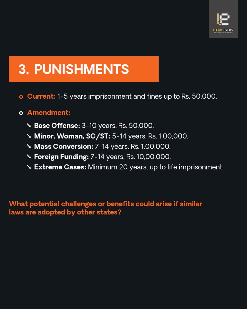 LegalEvolvAI's tweet photo. The new amendments to UP's anti-conversion law are shaking things up! This significant change raises questions about the balance between law enforcement and individual rights. How do you feel about this shift in legal standards?  #AntiConversionLaw #UPNews #BailRights #LegalEvolv https://t.co/odRV9WYLIU