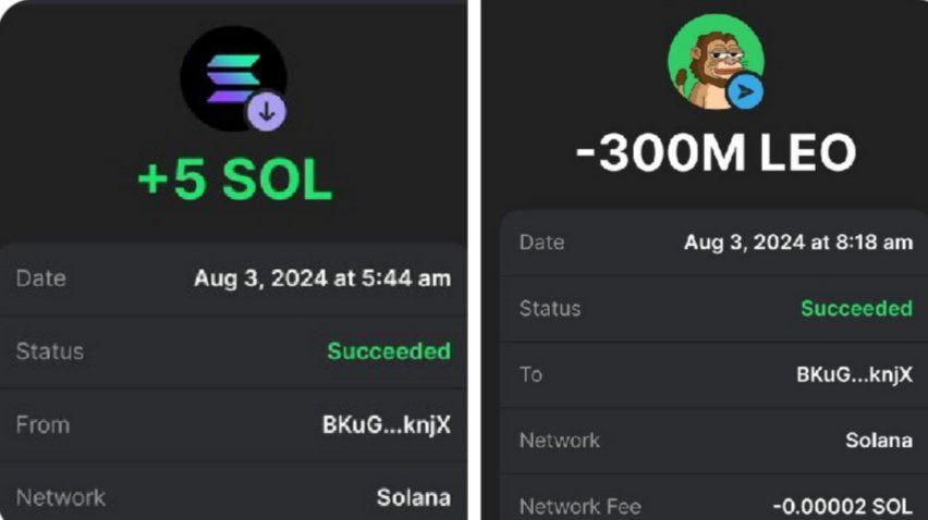 Special event Pre-Sale $LEO

First 100 people buy presale $LEO minimum 2 SOL get rewards 2x 💸

Send $SOL to:

EMMyaBEYPf38Xd7uRk871ZRuHtKHyAiu6RweZia7Y7o8

BUY MIN 0.7 $SOL
BUY MAX 100 $SOL

follow <a href="/LeoOnSolana/">Arcs</a> Drop your $SOL fast, first 100 eligible 

#airdrop #SOL #LEO #SOLANA