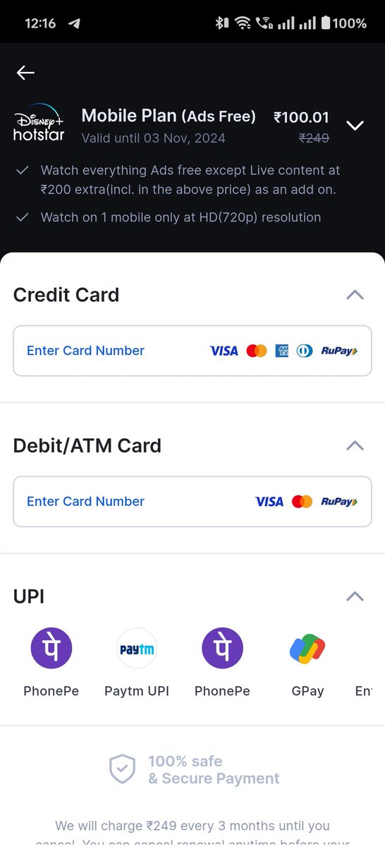 LoyalBoyPathan's tweet photo. @hotstar_helps @DisneyPlusHSP After paying Rs. 149 still need to pay more for stop ads, Jahan Jahan se khoon choos sakte ho chuso. https://t.co/ENPvTP7FJz