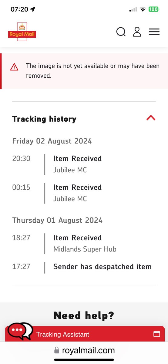 Hey <a href="/RoyalMailHelp/">Royal Mail Help</a> why has my <a href="/86TVsband/">86TVs</a> album been stuck at Jubilee MC for more than 24 hours now and received twice?
Kinda defeats the whole point of pre-ordering it ☹️