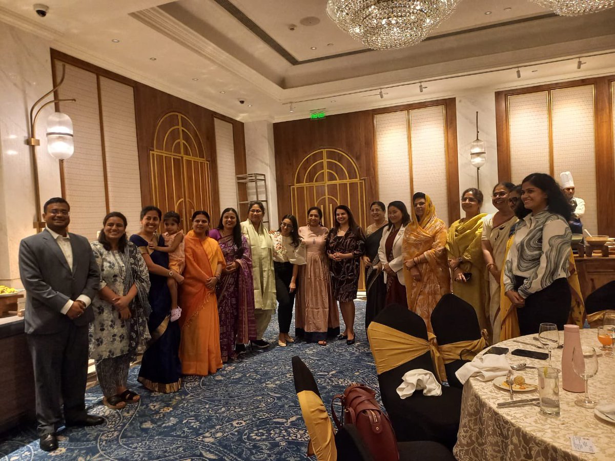 Swaniti's tweet photo. Swanti hosted a dinner for Women Parliamentarians from Global South to support their convergence on issues of mutual interest. We thank Hon’ble Members for their enthusiastic participation. 🤝 https://t.co/y14RwNnAzR