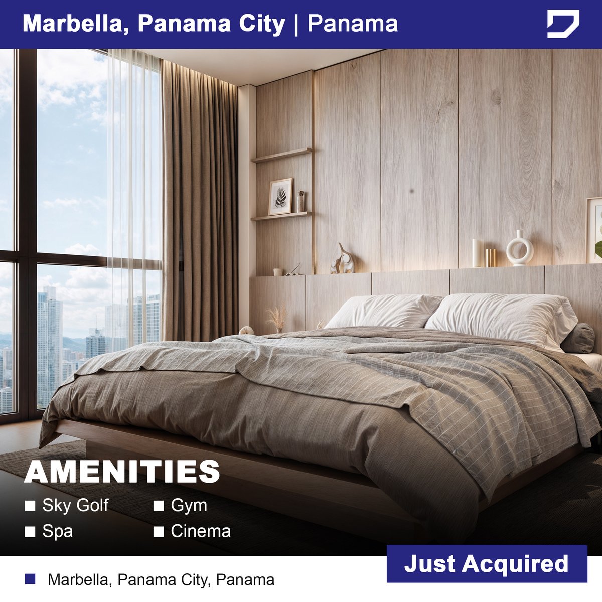 itsdigitap's tweet photo. Discover the Pinnacle of Urban EleganceWelcome to Marabella, where sophistication meets comfort in the heart of Panama City. Our newly acquired residence is designed for the discerning cosmopolitan who values the finer things in life. https://t.co/JcMc0U43gM