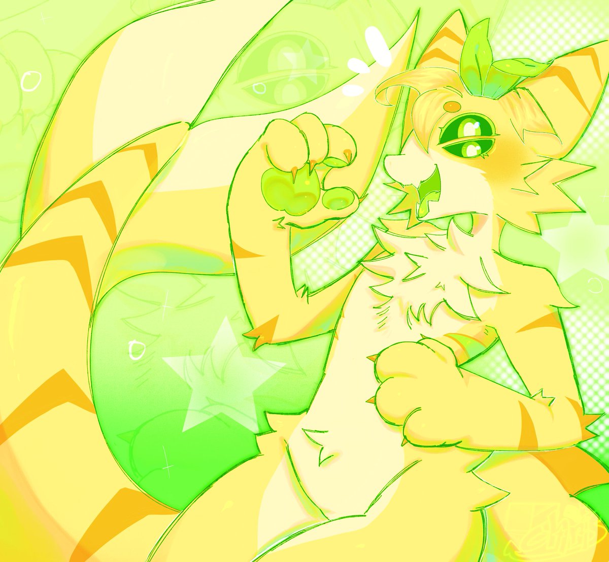 Chriscocoachan's tweet image. 🍋💚#kaijuparadise #kaijuparadiseart #robloxart #myartwork #myart #fanartist