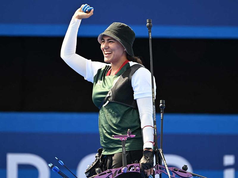 En flecha de oro, Alejandra Valencia🇲🇽 venció a Li Jiaman🇨🇳 en los 1/8 de final del #TiroconArco individual 

En cuartos de final enfrentará a la ganadora del encuentro Lim Sihyeon🇰🇷 vs Megan Havers🇬🇧 a las 5:13am.
